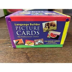 Stages Learning Language Builder 350 Noun Picture Cards Speech Therapy ABA Kids